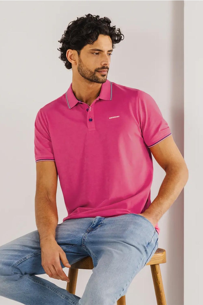 PIQUE POLO VAN EEN KATOEN MIX 46115417 4300